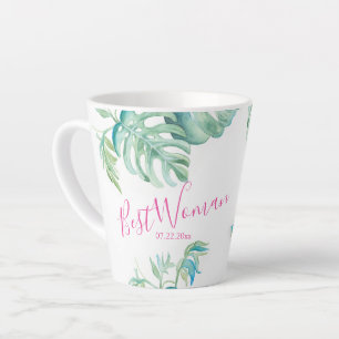 Caneca De Café Latte Melhor Mulher Aquarela Turtle Mug Mar