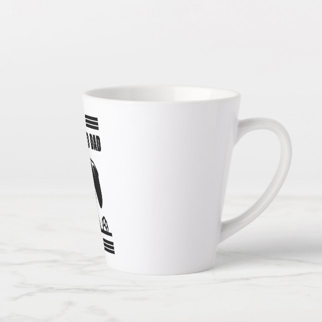 Caneca De Café Latte Melhor Pai De Dachshund Nunca (Direita)