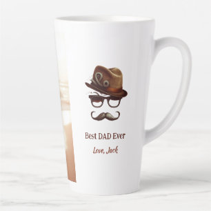 Caneca De Café Latte Melhor Pai de sempre - Presente personalizado para