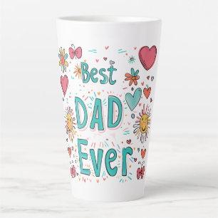Caneca De Café Latte Melhor Pai de Todos Pai do Ano
