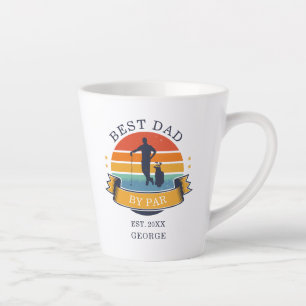 Caneca De Café Latte Melhor Pai Por Par Dia dos Pais Nome Personalizado