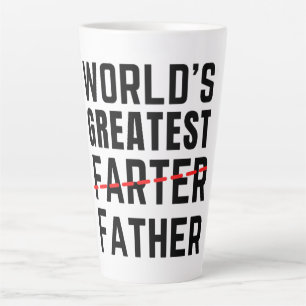 CANECA DE CAFÉ LATTE MELHOR PEDORREIRO DO MUNDO - PAI - DIA DOS PAIS