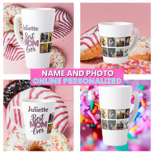 Caneca De Café Latte Melhor Presente de Mãe para Sempre para o Dia das 