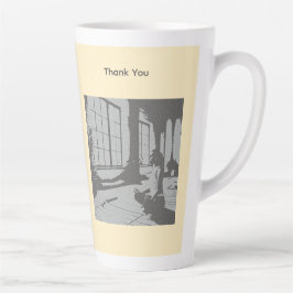 Caneca De Café Latte Melhor Professor de Yoga de Todos