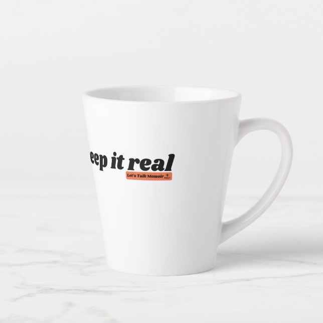 Caneca De Café Latte Memoiristas mantêm real o LTM sublinhado (Direita)