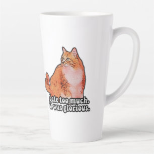 Caneca De Café Latte Memória de gato rabugento para gatos e amantes de 