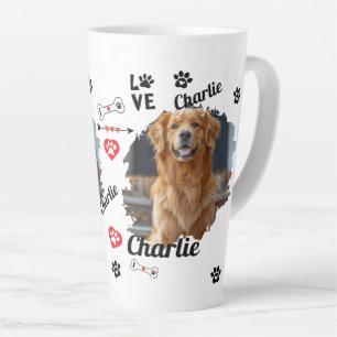 Caneca De Café Latte Memorial do Cachorro Personalizado   Pet Mug