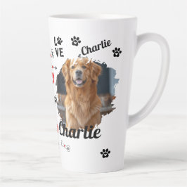 Caneca De Café Latte Memorial do Cachorro Personalizado | Pet Mug