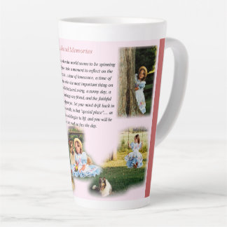 Caneca De Café Latte Memórias da infância Inspiração