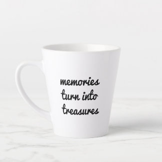 Caneca De Café Latte Memórias Lata