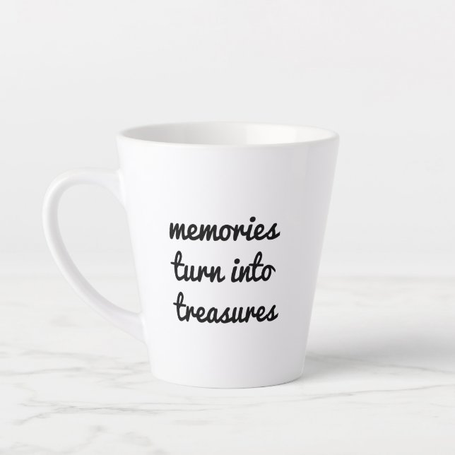 Caneca De Café Latte Memórias Lata (Esquerda)
