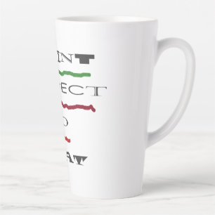 Caneca De Café Latte MENSAGEM DE piada SOBRE SER O MELHOR