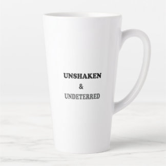 Caneca De Café Latte Mentalidade de Resiliência para Trabalho e Cotidia