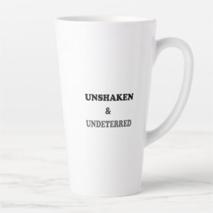 Caneca De Café Latte Mentalidade de Resiliência para Trabalho e Cotidia