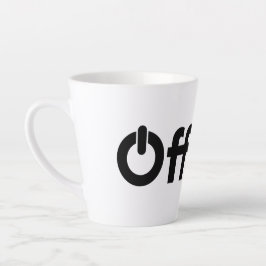 Caneca De Café Latte Mentalmente Offline