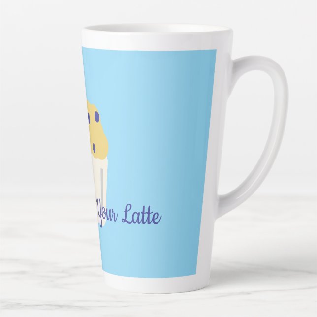 Caneca De Café Latte mergulhe-me  (Direita)