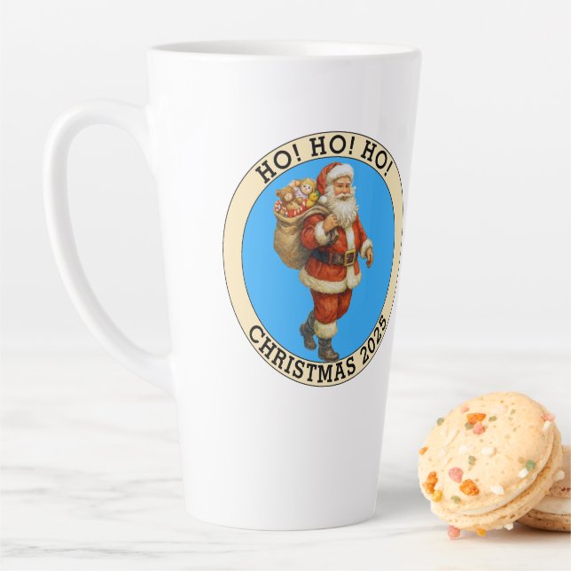 Caneca De Café Latte Merry Christmas (In Situ)