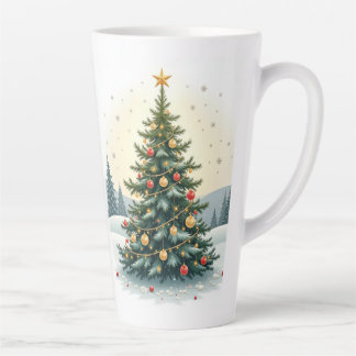 Caneca De Café Latte Merry Christmas Mug