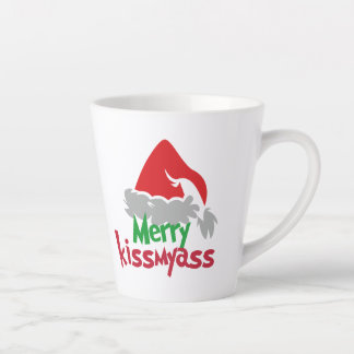 Caneca De Café Latte Merry Kissmyass Funny Christmas Latte Mug