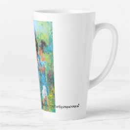 Caneca De Café Latte "Mesa de caranguejo" Latte Mug