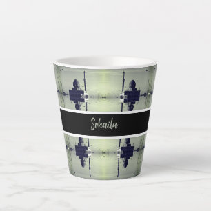 Caneca De Café Latte Mesquita Buniya Bagdá Iraque Antigo 1970