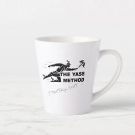 Caneca De Café Latte Método Yass Assinado Latte Cup