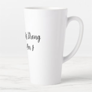 Caneca De Café Latte Meu Café É Forte E Eu Também