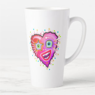 CANECA DE CAFÉ LATTE MEU CORAÇÃO VAI CAIR NA LACUNA.