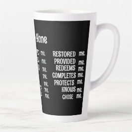 CANECA DE CAFÉ LATTE MEU DEUS SOZINHO CACHORRO ESPECIAL