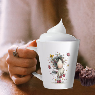 Caneca De Café Latte Meu Pônei Excêntrico