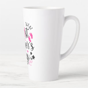 Caneca De Café Latte Meu Primeiro Dia de as mães Como Mamãe 2