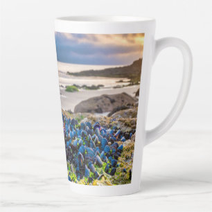 Caneca De Café Latte Mexilhões