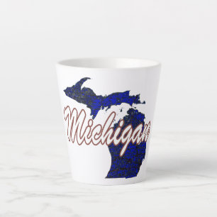 Caneca De Café Latte Michigan