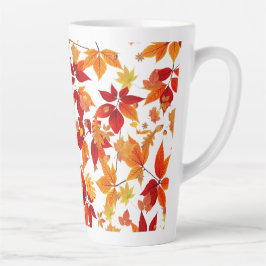 Caneca De Café Latte Midnight de outono