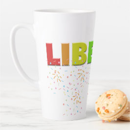 Caneca De Café Latte Mikitiez PE olimpíadas donut arco-íris esporte lgb
