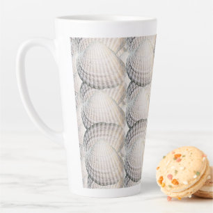 Caneca De Café Latte Mikitiez Summer Vvenus Shell Beach