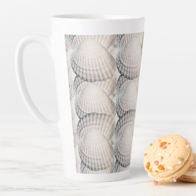 Caneca De Café Latte Mikitiez Summer Vvenus Shell Beach (In Situ)