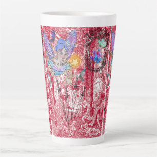 Caneca De Café Latte Mikitiez tarot conto de fadas desejo ângulo cigana