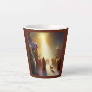Caneca De Café Latte Milagre de Natal 1