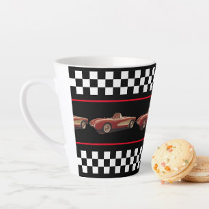Caneca De Café Latte Minha Corvette Latte Mug