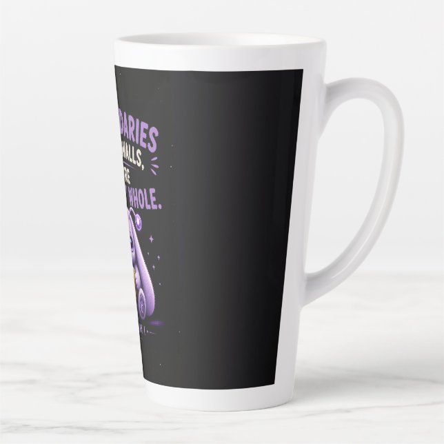 Caneca De Café Latte Minhas Fronteiras Não São Muralhas (Direita)
