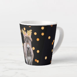 Caneca De Café Latte Mini Donkey Natal Latte Mug