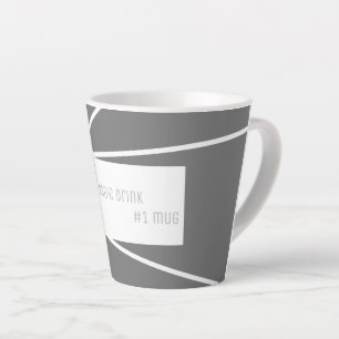 Caneca De Café Latte Minimalismo de arte na moda Abstrato Drama mágica 