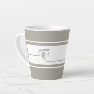 Caneca De Café Latte Minimalist Elegant