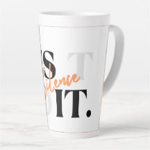 Minimalista Faça Isso Silêncio Citação Alta Café M