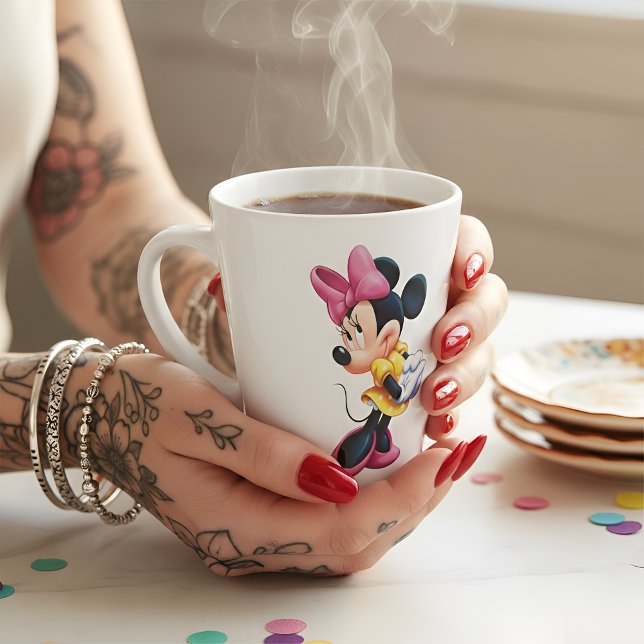Caneca De Café Latte Minni Latte Mug (Criador carregado)