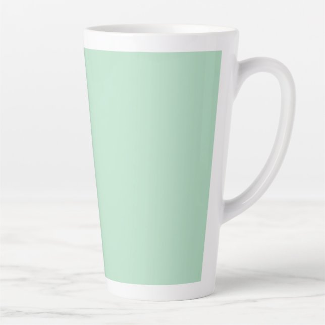 Caneca De Café Latte Mint Green Tall Latte Mug (Direita)