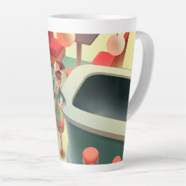 Caneca De Café Latte Miss Meow - Bar Noturno