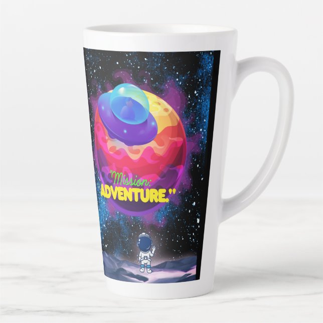 CANECA DE CAFÉ LATTE MISSÃO E AVENTURA (Direita)