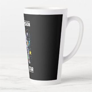 Caneca De Café Latte Missão Espacial Astronauta Capta Uma Estrela